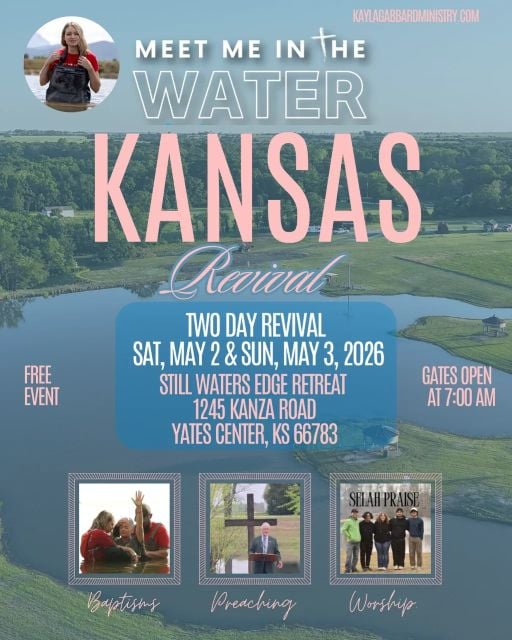 Hero image for Kansas Baptisms