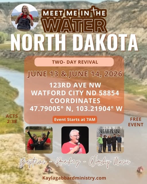 Hero image for North Dakota Baptisms